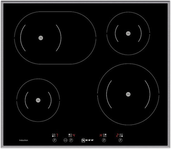 Neff M43A40N0 Встроенный Induction hob Черный, Нержавеющая сталь плита