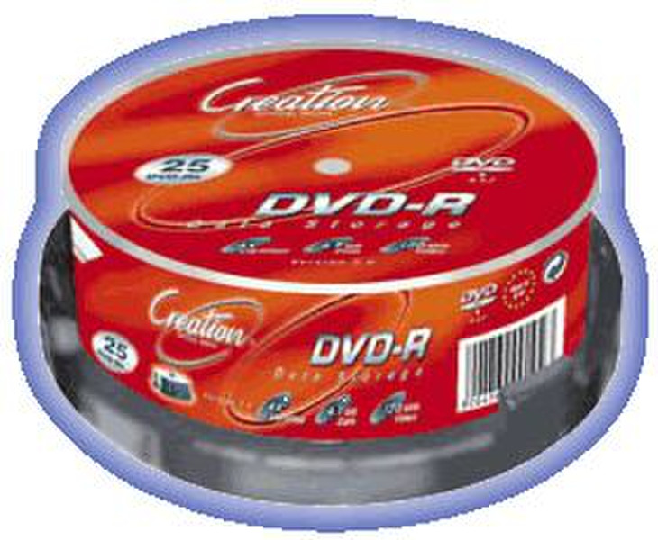 Creation DVD-R 4.7GB 4x sp-25 White printable