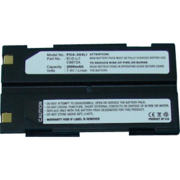 UltraLast PDA-204LI Lithium-Ion (Li-Ion) 2000mAh 7.4V Wiederaufladbare Batterie