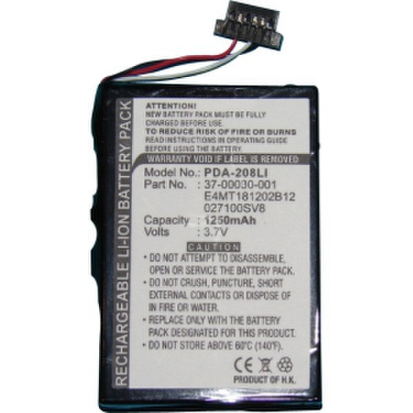 UltraLast PDA-208LI Lithium-Ion (Li-Ion) 1250mAh 3.7V rechargeable battery