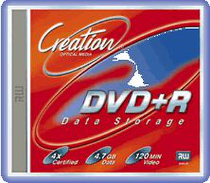 Creation DVD+R 4x 4.7GB jewel case