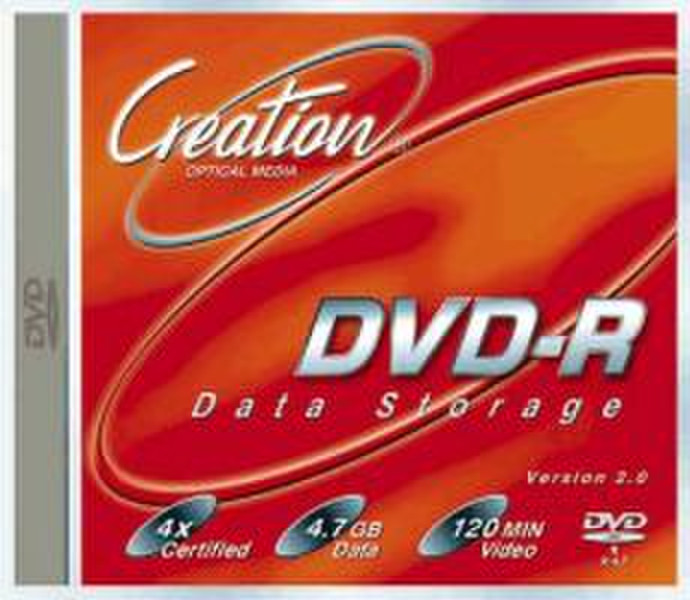 Creation DVD-R 4.7GB 4x in 5-pack