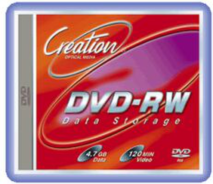 Creation DVD-RW 4.7GB jewel case 5-pack