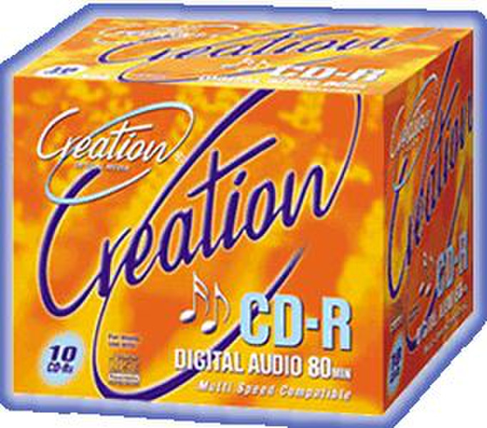 Creation CD-R Digital Audio 80min pack-10