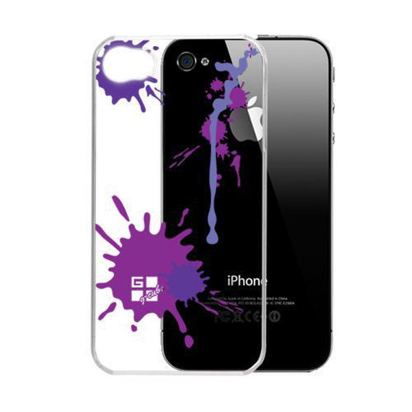 G-Cube Paint Splash Cover case Прозрачный, Фиолетовый