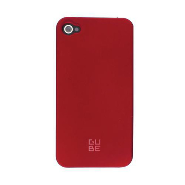G-Cube Solid Color Velvet Hard Case Cover case Rot