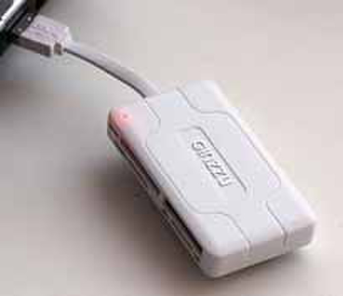Ginzzu GR-416 USB 2.0 Белый устройство для чтения карт флэш-памяти