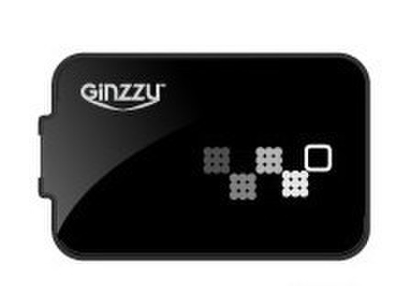 Ginzzu GR-426 USB 2.0 Черный устройство для чтения карт флэш-памяти