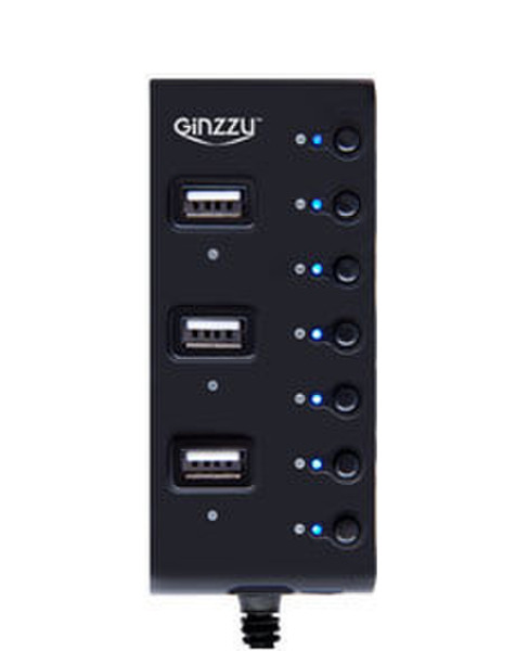 Ginzzu GR-487UA 480Mbit/s Black