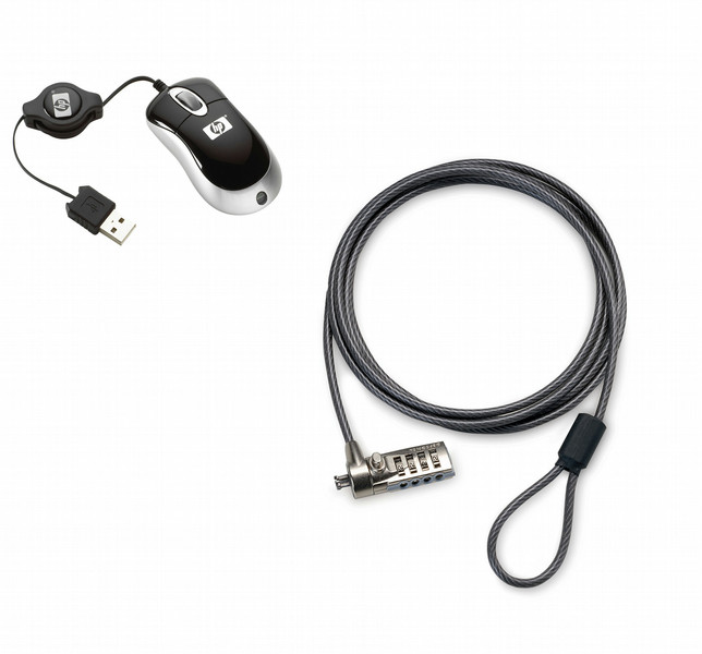 HP Mini Mouse/Targus Combo Lock Bundle кабельный замок