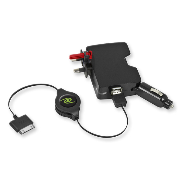 ReTrak UKIPAD41 Auto,Indoor Black mobile device charger