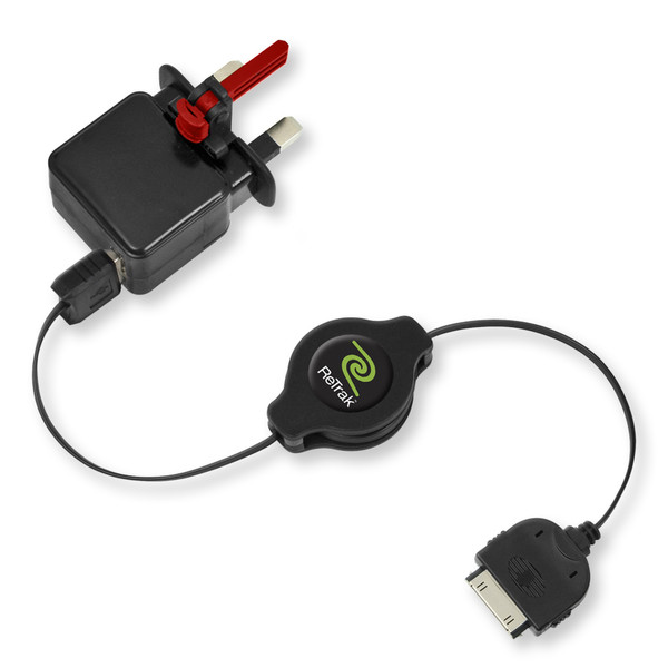 ReTrak UKIPADWALLB Indoor Black mobile device charger