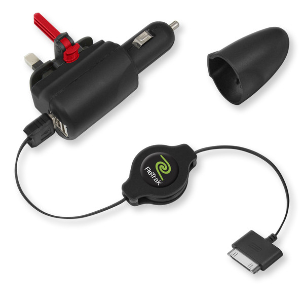 ReTrak UKIPOD41 Auto,Indoor Black mobile device charger