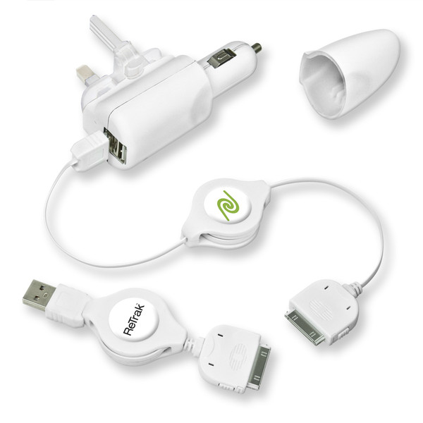 ReTrak UKIPODCHG51 Auto,Indoor White mobile device charger
