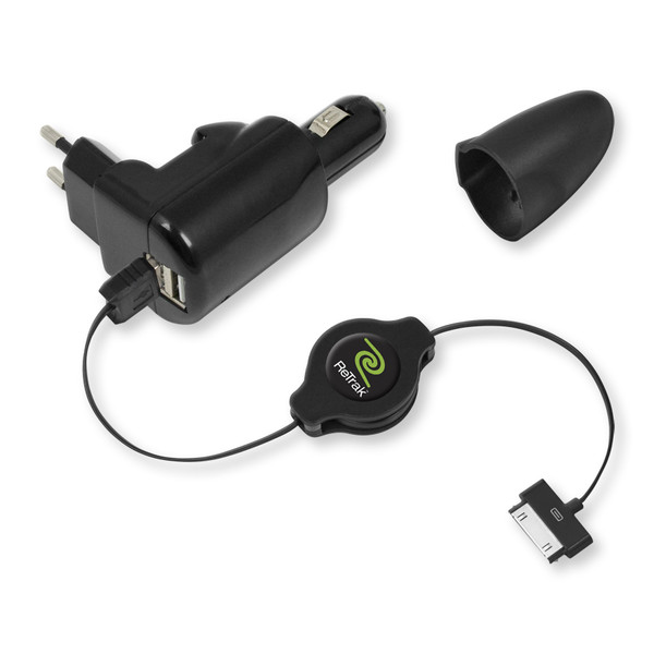 ReTrak EUIPOD41 Auto,Indoor Black mobile device charger