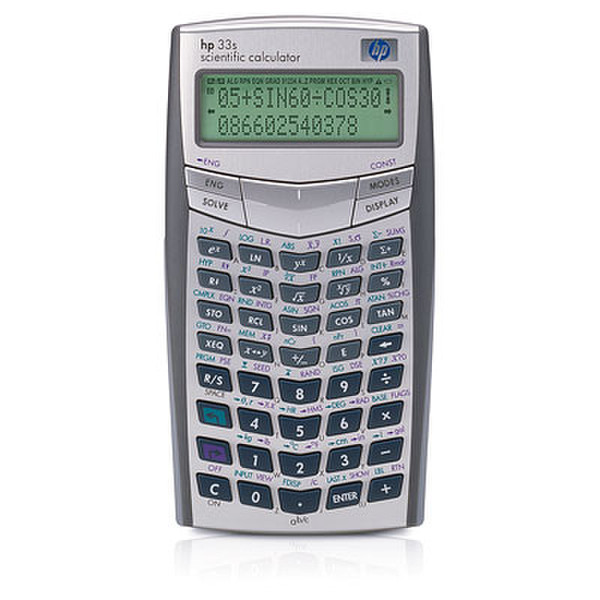 HP 33s Карман Scientific calculator Серый, Cеребряный