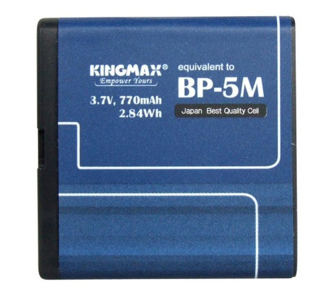 Kingmax BP-5M Lithium-Ion (Li-Ion) 770mAh 1.3V rechargeable battery