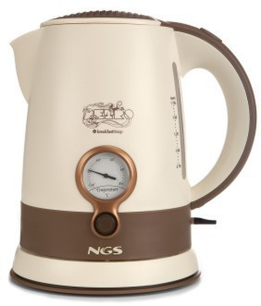 NGS Retro Kettle 1.7L Brown 2200W