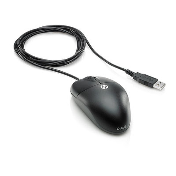 HP DC172AT USB Оптический Для обеих рук Черный компьютерная мышь