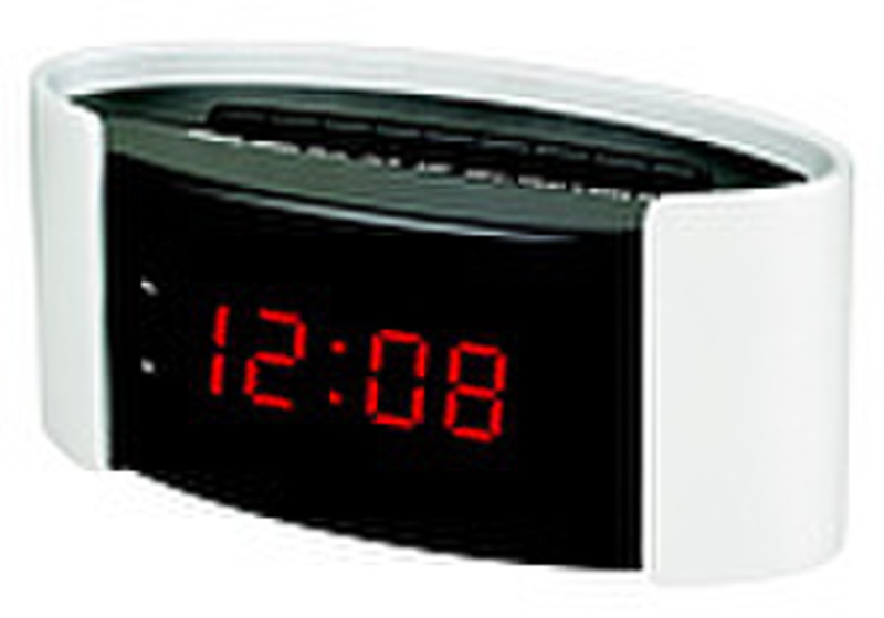 Reflexion CLR2630 Часы Цифровой Черный, Белый радиоприемник