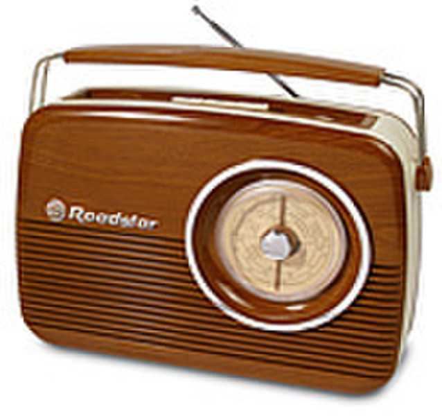 Roadstar TRA-1957WD Портативный Аналоговый Коричневый радиоприемник