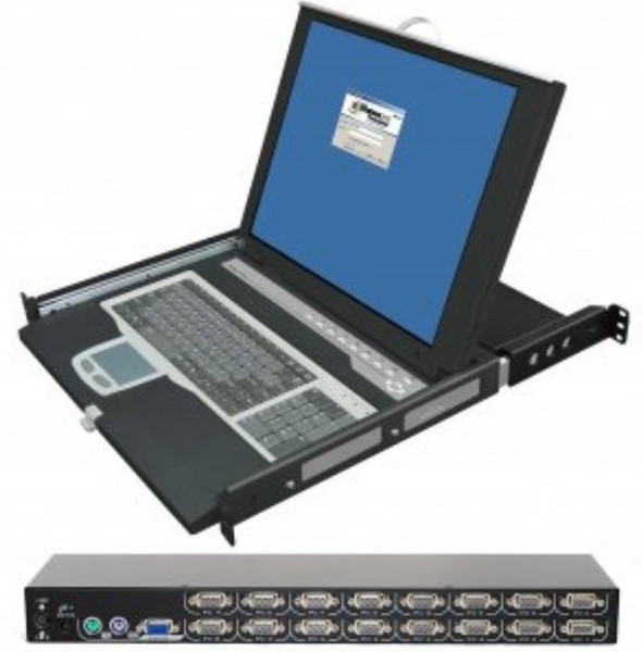 ConnectPRO SL2-116A 1U Schwarz Tastatur/Video/Maus (KVM)-Switch