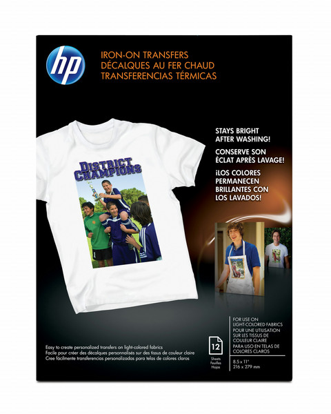 HP C6049A 12sheets T-shirt transfer