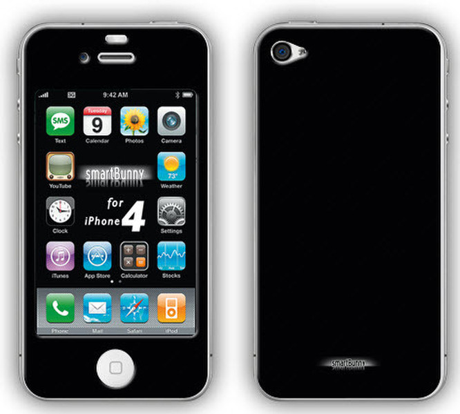 smartBunny Skin iPhone Cover case Schwarz