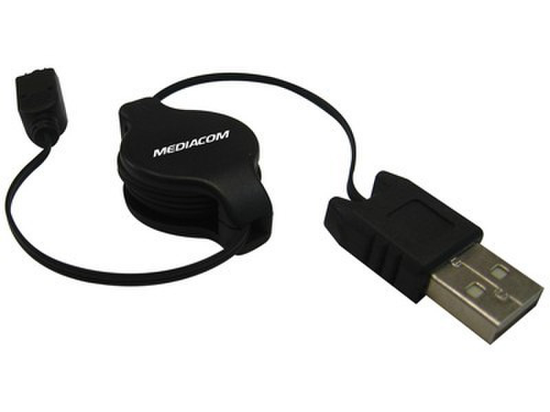 Mediacom USB/Mini USB USB A Mini-USB A Черный
