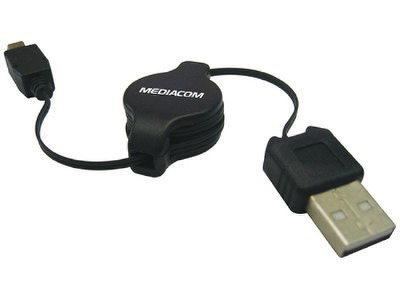 Mediacom USB/Mini USB 5m USB A Mini-USB A Black