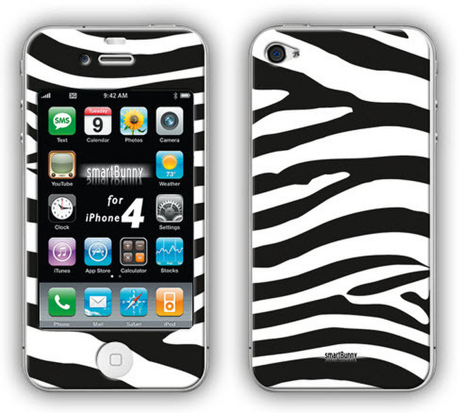 smartBunny Skin iPhone Cover case Черный, Белый