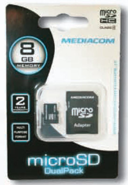 Mediacom 8GB microSD 8GB MicroSD Speicherkarte