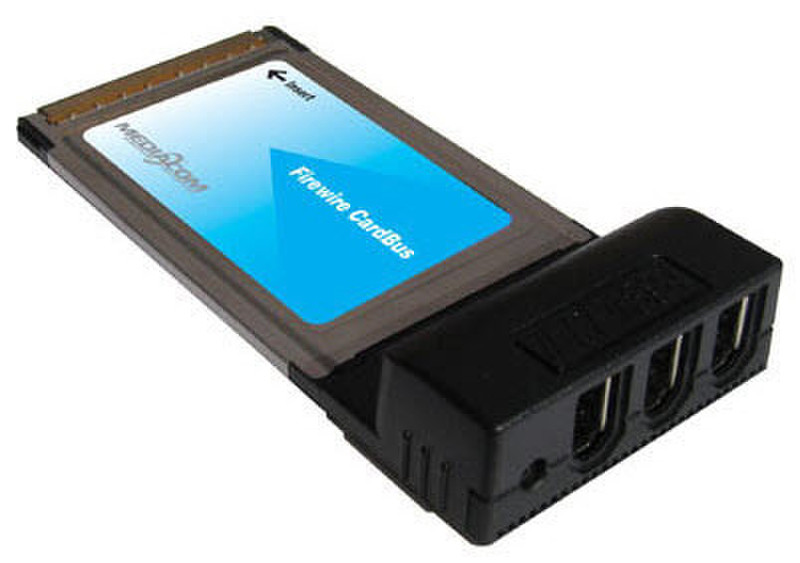 Mediacom FireWire PCMCIA Внутренний IEEE 1394/Firewire интерфейсная карта/адаптер