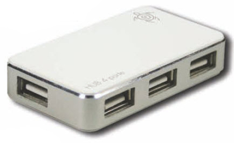 Mediacom HUB USB 2.0 480Mbit/s Weiß