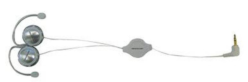 Mediacom Mp3 Sport Headset Binaural Ear-hook Silver headset