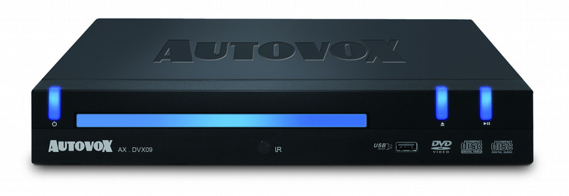 Autovox DVX29USB Проигрыватель Черный DVD-плеер