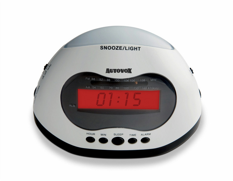 Autovox RSB06 Clock Digital White