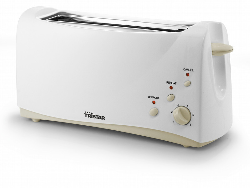 Tristar BR-1012 2slice(s) 1000W White toaster