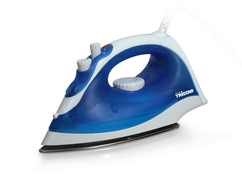 Tristar ST-8138 Dry & Steam iron Stainless Steel soleplate 2000W Blue,White iron