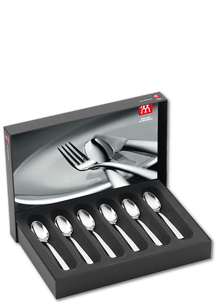 ZWILLING 6 coffee spoons Black,Silver