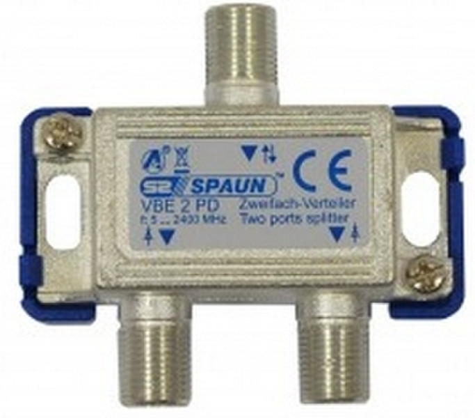 Spaun VBE 2 PD Cable splitter Silber
