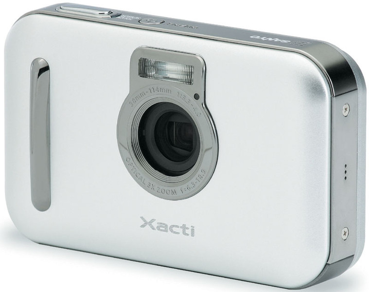 Sanyo Compact Digital Camera Xacti VPC-E60E 6MP 1/2.5Zoll CCD Weiß
