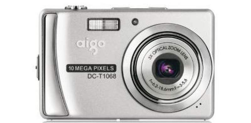 Aigo T1068 10MP 1/2.3Zoll CCD 3648 x 2736Pixel Silber compact camera