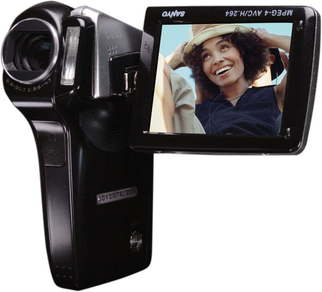 Sanyo Digital Camera VPC-CG65 6MP CCD Schwarz