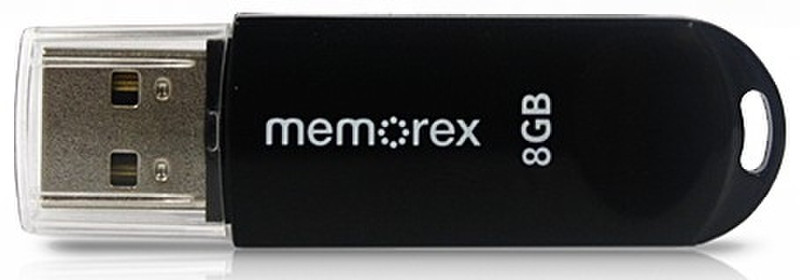 Memorex TravelDrive 8GB 8ГБ USB 2.0 Type-A Черный USB флеш накопитель