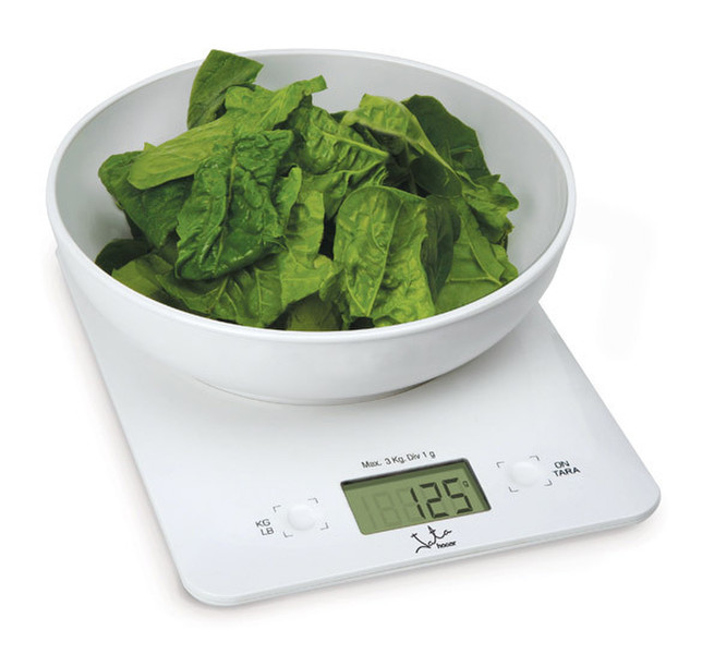 JATA 714 Electronic kitchen scale Белый кухонные весы