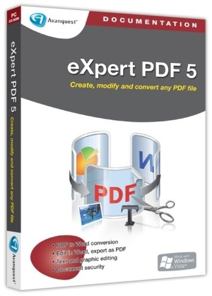 Avanquest Expert PDF Pro 5, 50-user