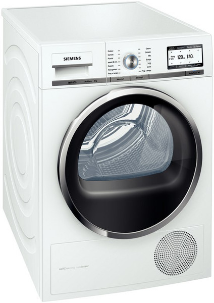 Siemens WT46Y860IT freestanding Front-load 8kg A White tumble dryer