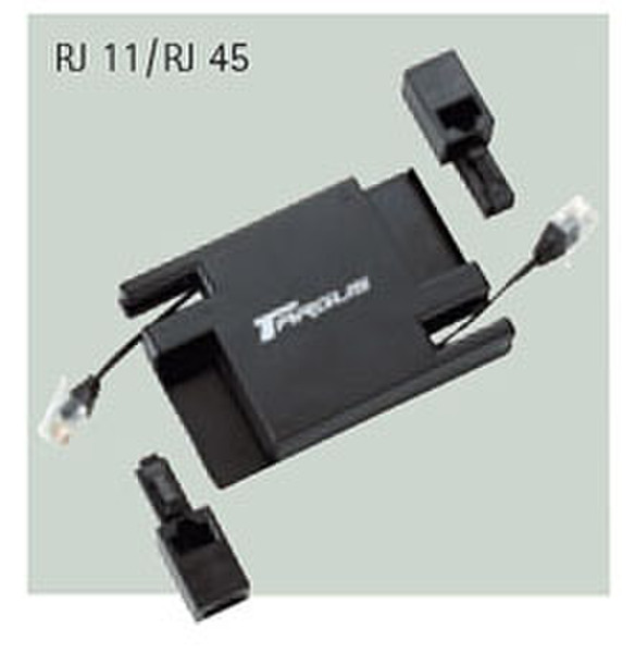 Fujitsu RJ11\\RJ45 retractable cable\\adapter Netzwerkkabel