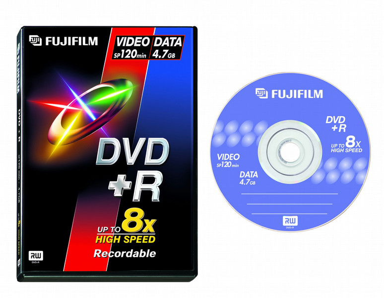 Fujifilm DVD+R 4,7Gb videobox 8x 4.7GB 5Stück(e)